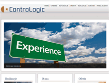 Tablet Screenshot of contrologic.pl